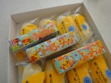 バナナまみれです。おいしそうでしょ。