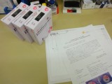 三葉虫の未調剤の在庫と回収文書。
