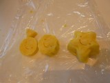 編み物王子は小さな『おにぎり石けん』も作ってました