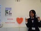 アロマ教室も体験しました!