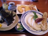 トクオカ 梅ちくぶっかけ&おにぎり定食